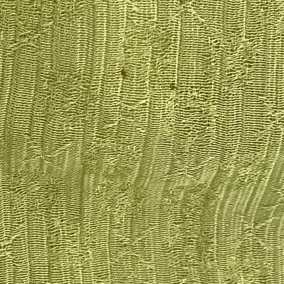 RYU chartreuse green top flowers womens large - Picture 5 of 7